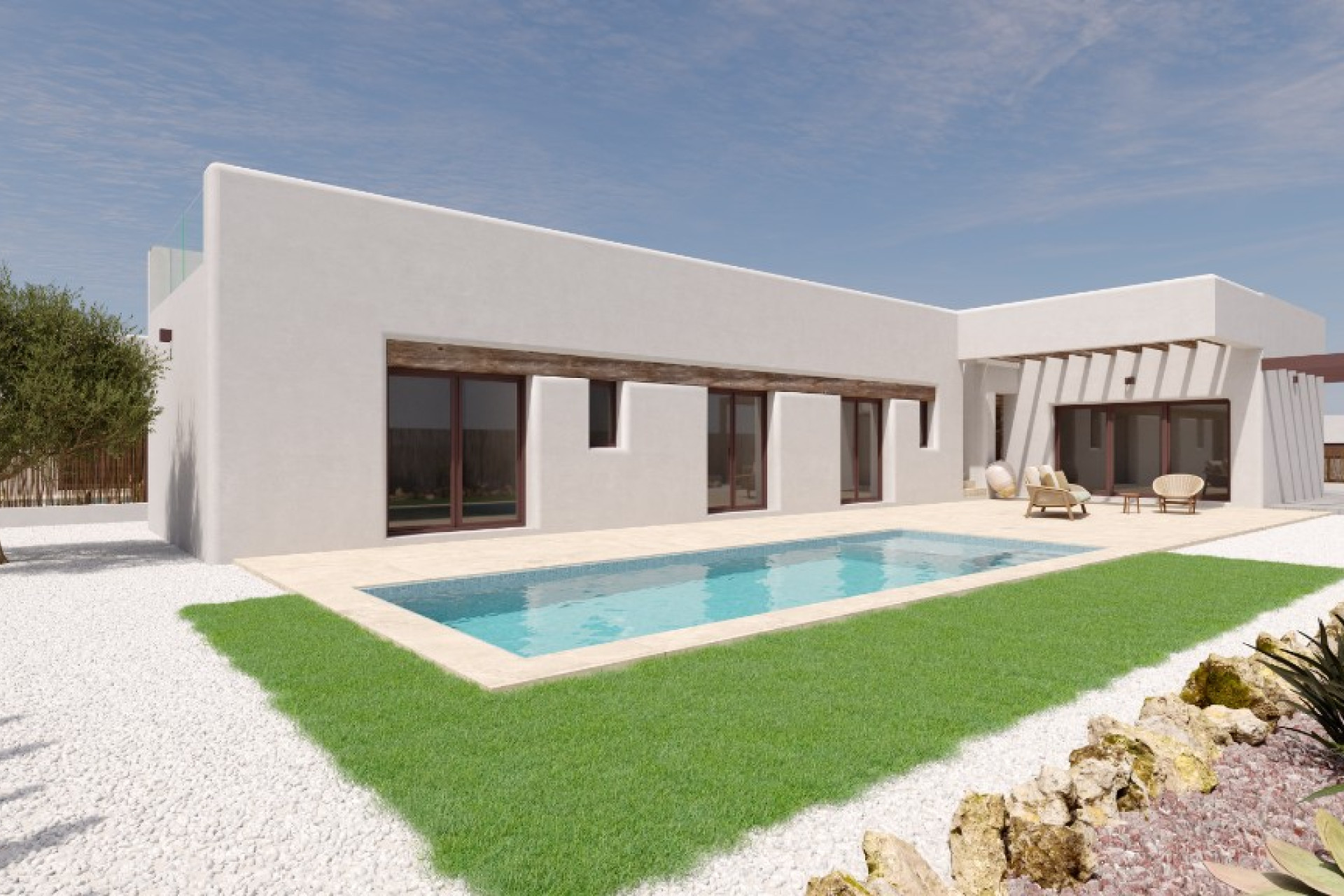 Obra nueva - 3. Casa pareada - Algorfa - Costa Blanca Sur