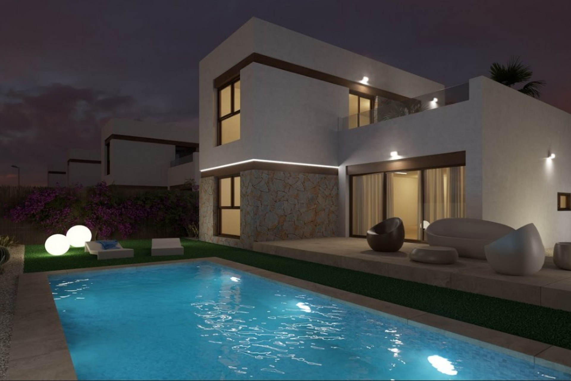 Obra nueva - 3. Casa pareada - Algorfa - Costa Blanca Sur