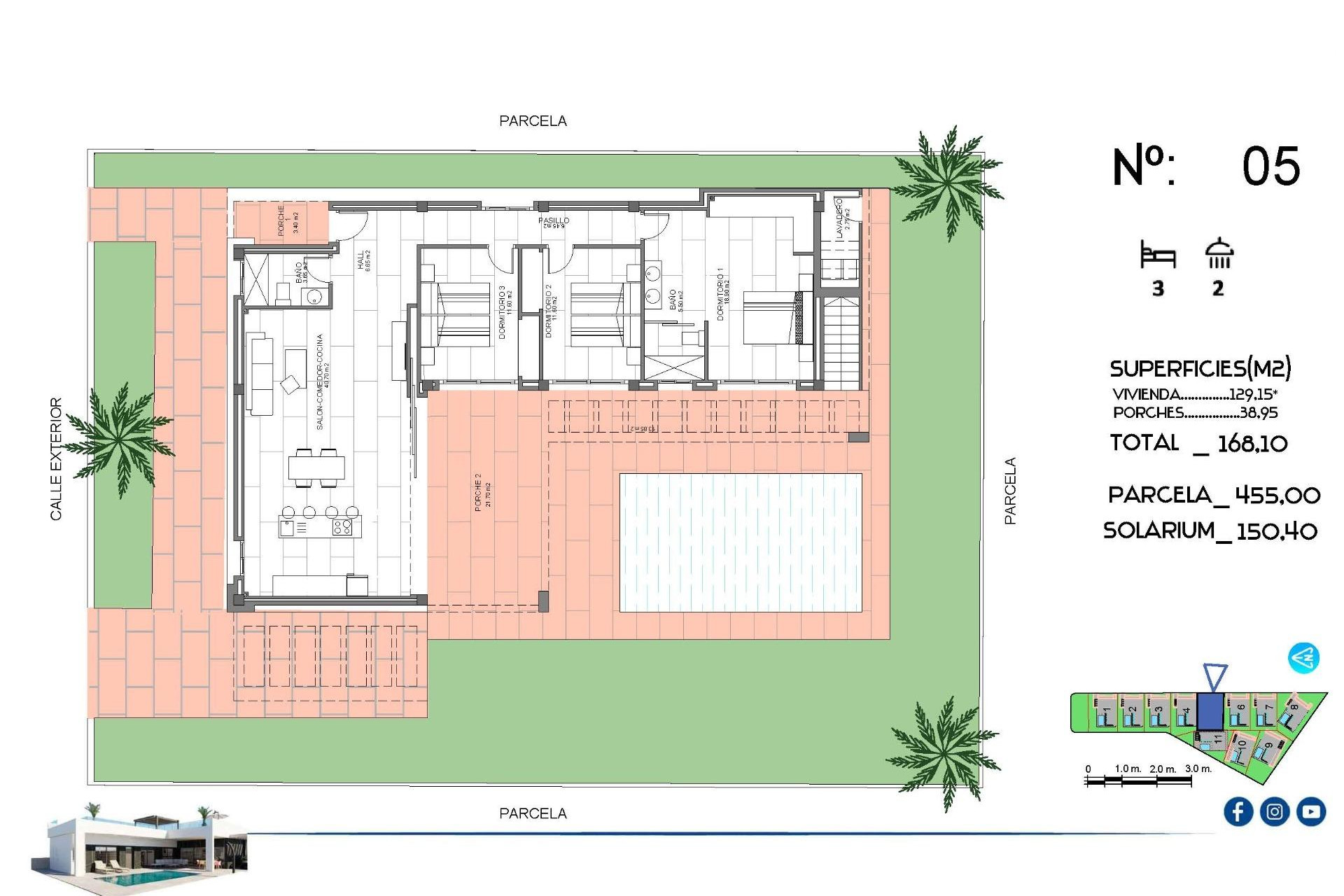Obra nueva - 3. Casa pareada - Algorfa - Costa Blanca Sur