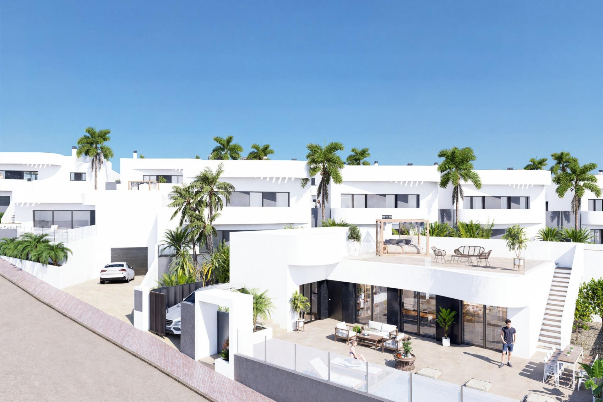 Obra nueva - 3. Casa pareada - Algorfa - Costa Blanca Sur