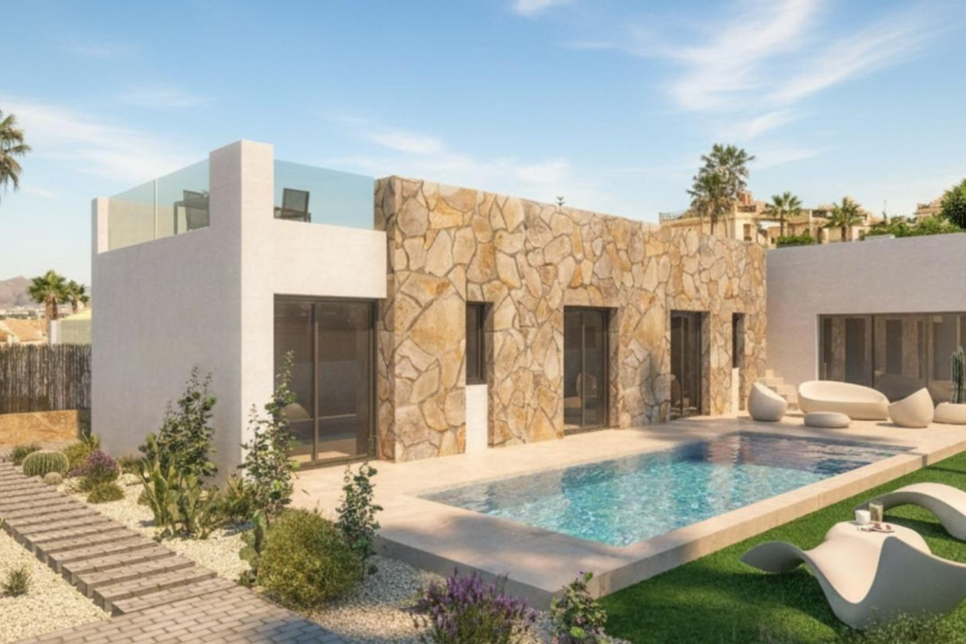 Obra nueva - 3. Casa pareada - Algorfa - Costa Blanca Sur