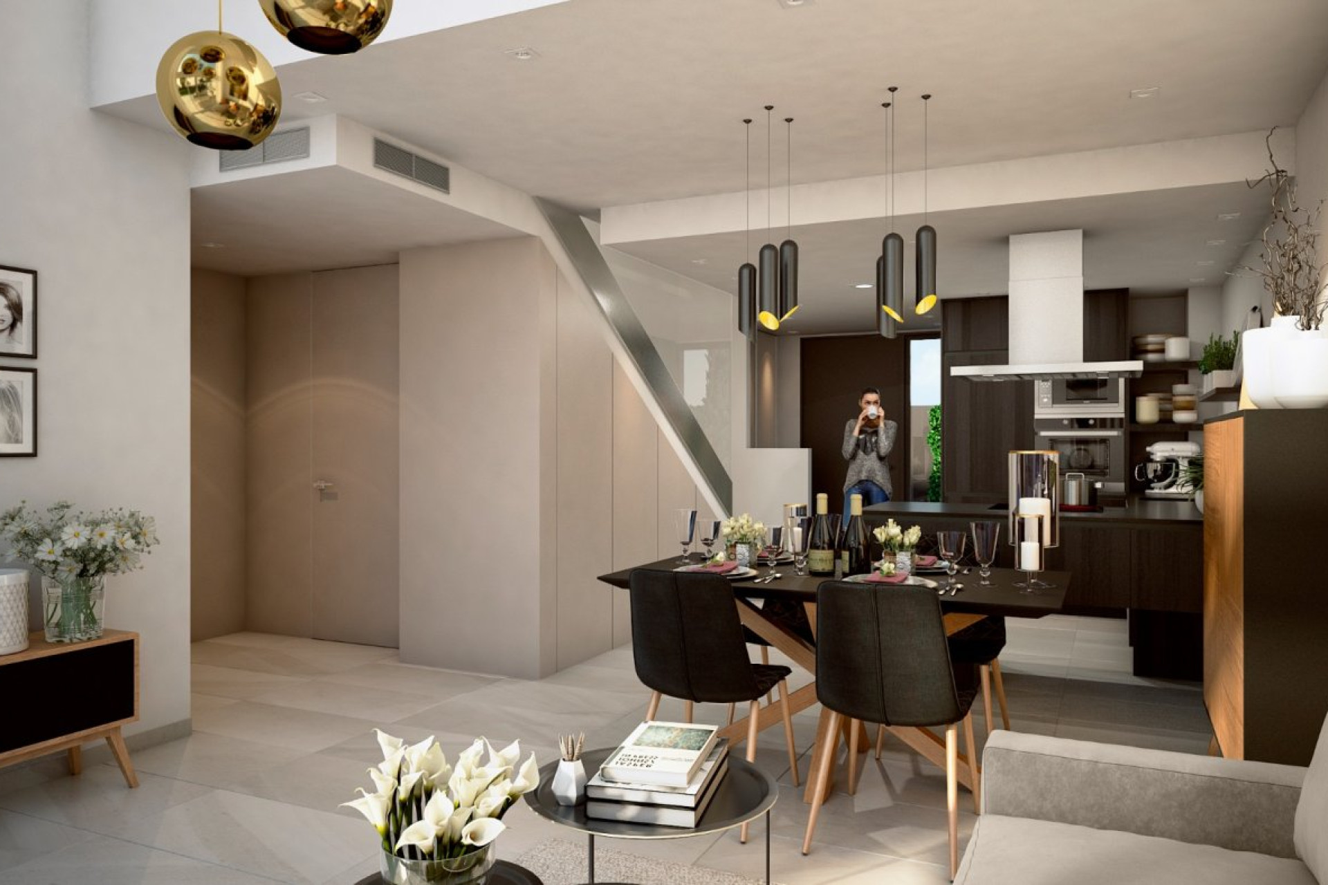 Obra nueva - 3. Casa pareada - Algorfa - Costa Blanca Sur