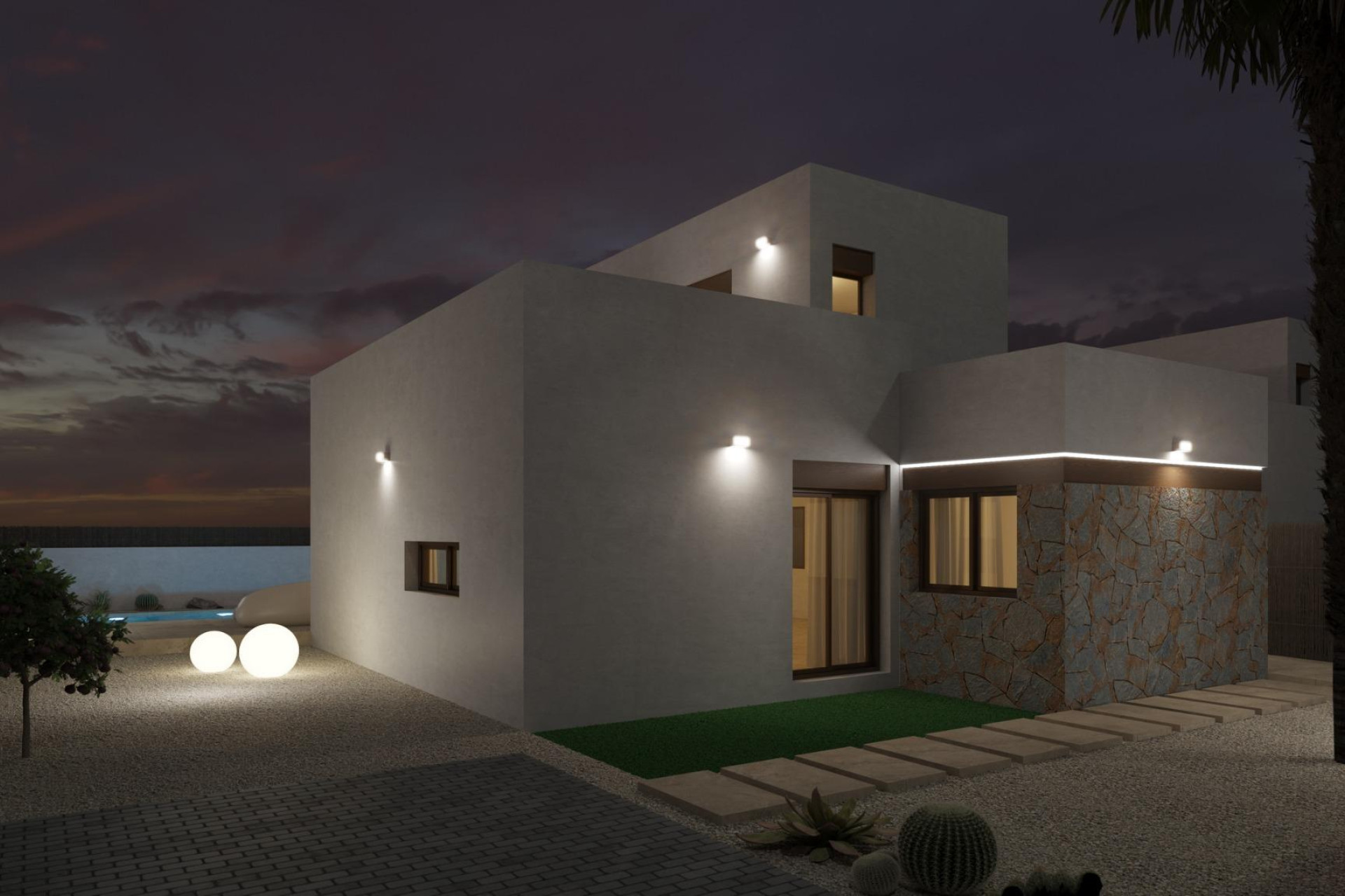 Obra nueva - 3. Casa pareada - Algorfa - Costa Blanca Sur
