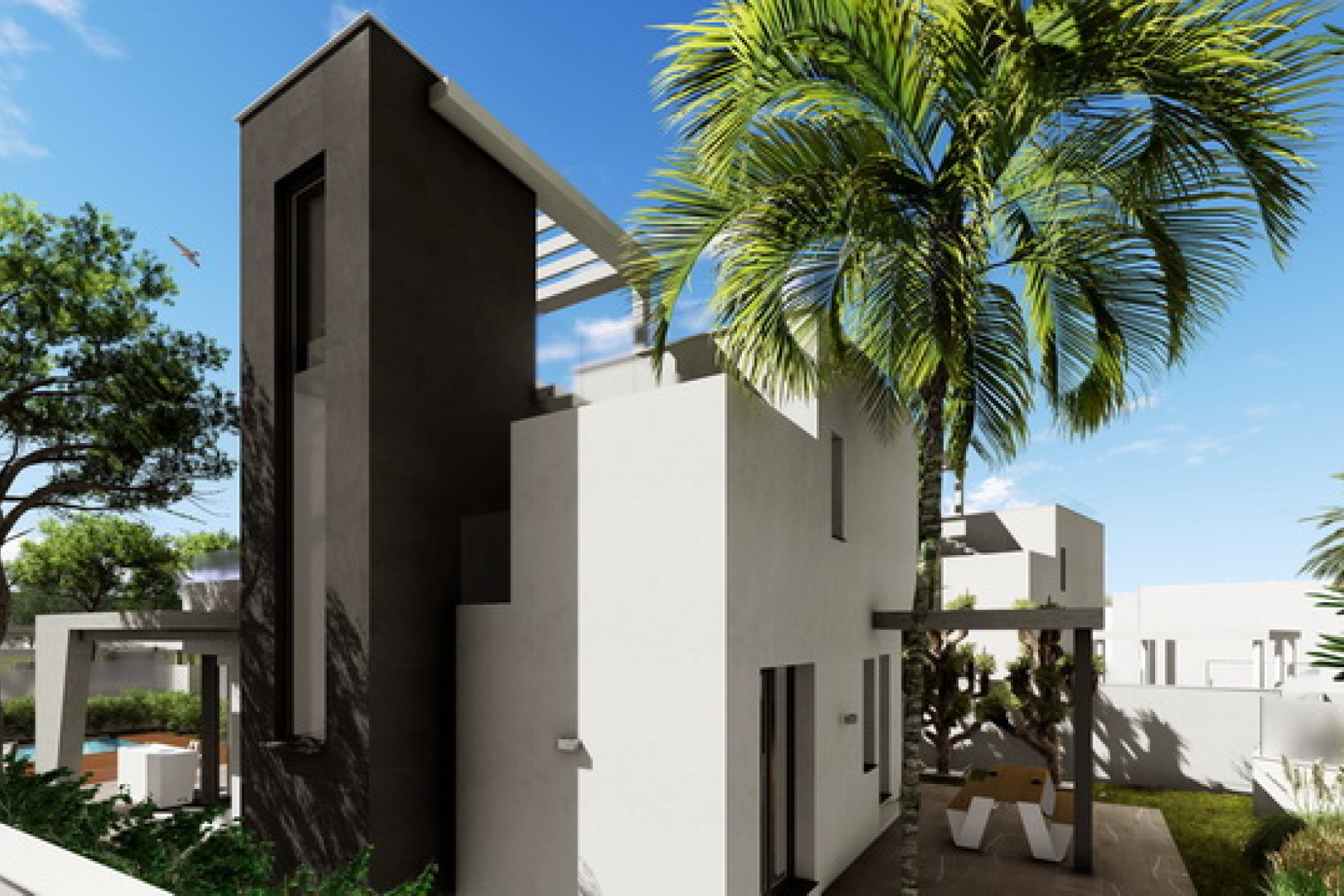 Obra nueva - 3. Casa pareada - Alicante - Costa Blanca Norte 