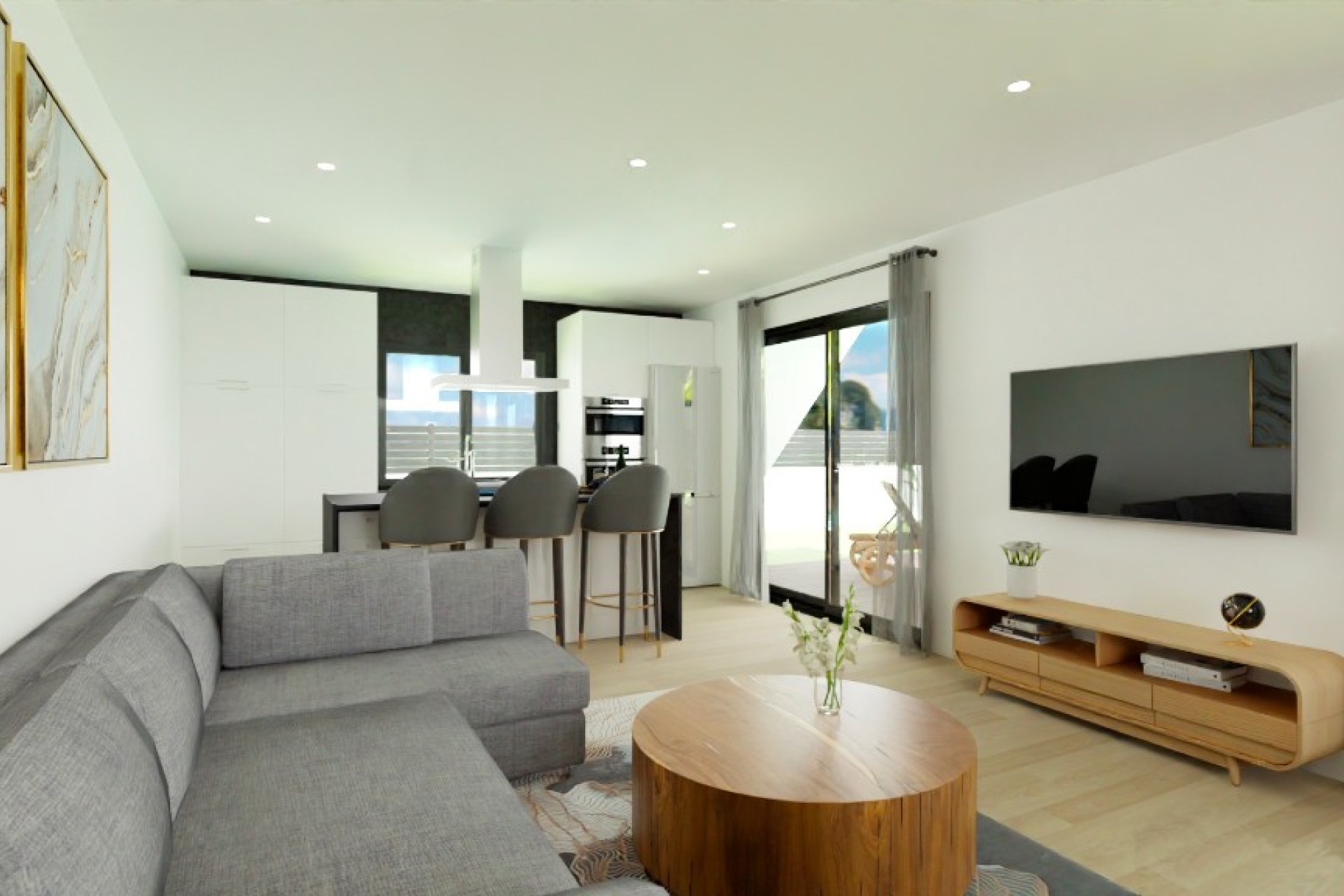 Obra nueva - 3. Casa pareada - Alicante - Costa Blanca Norte 