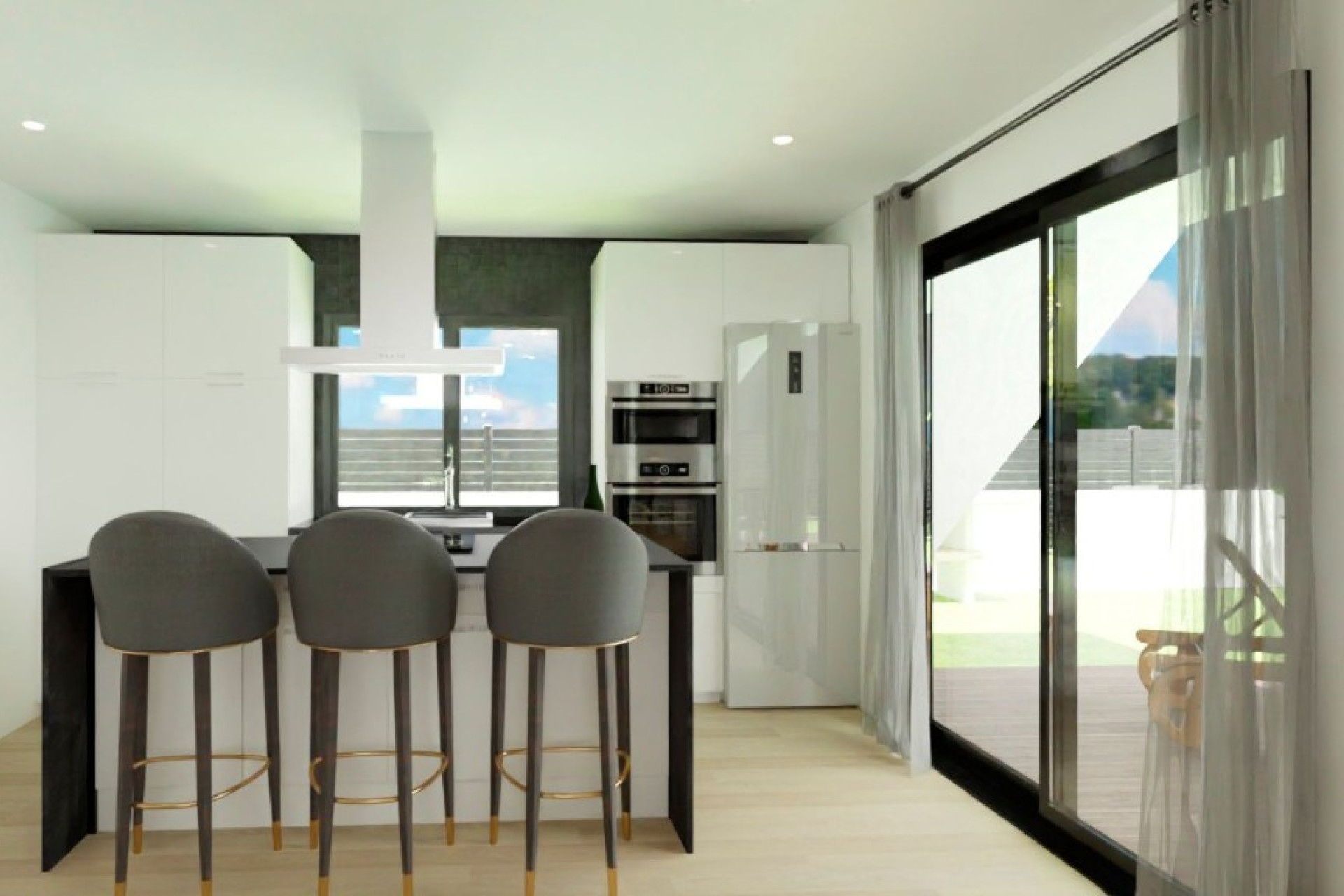 Obra nueva - 3. Casa pareada - Alicante - Costa Blanca Norte 