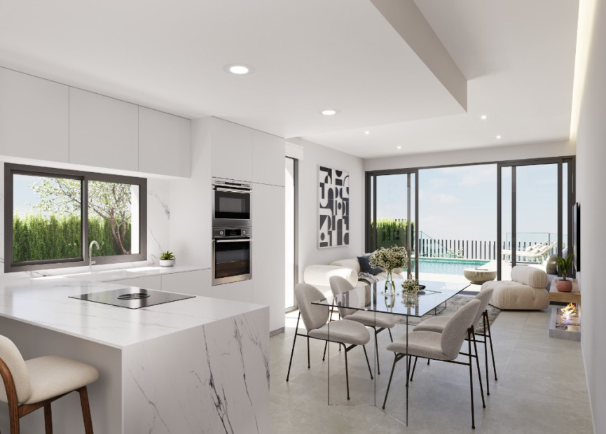 Obra nueva - 3. Casa pareada - Alicante - Costa Blanca Norte 