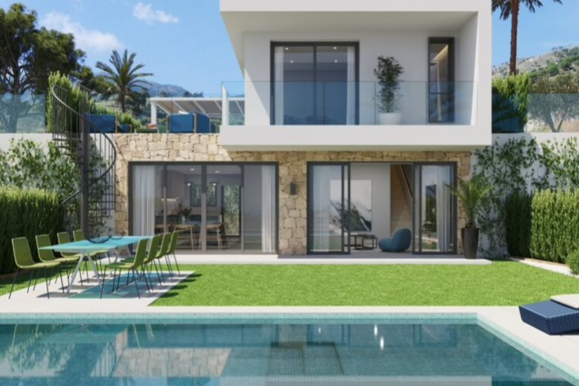 Obra nueva - 3. Casa pareada - Alicante - Costa Blanca Norte 