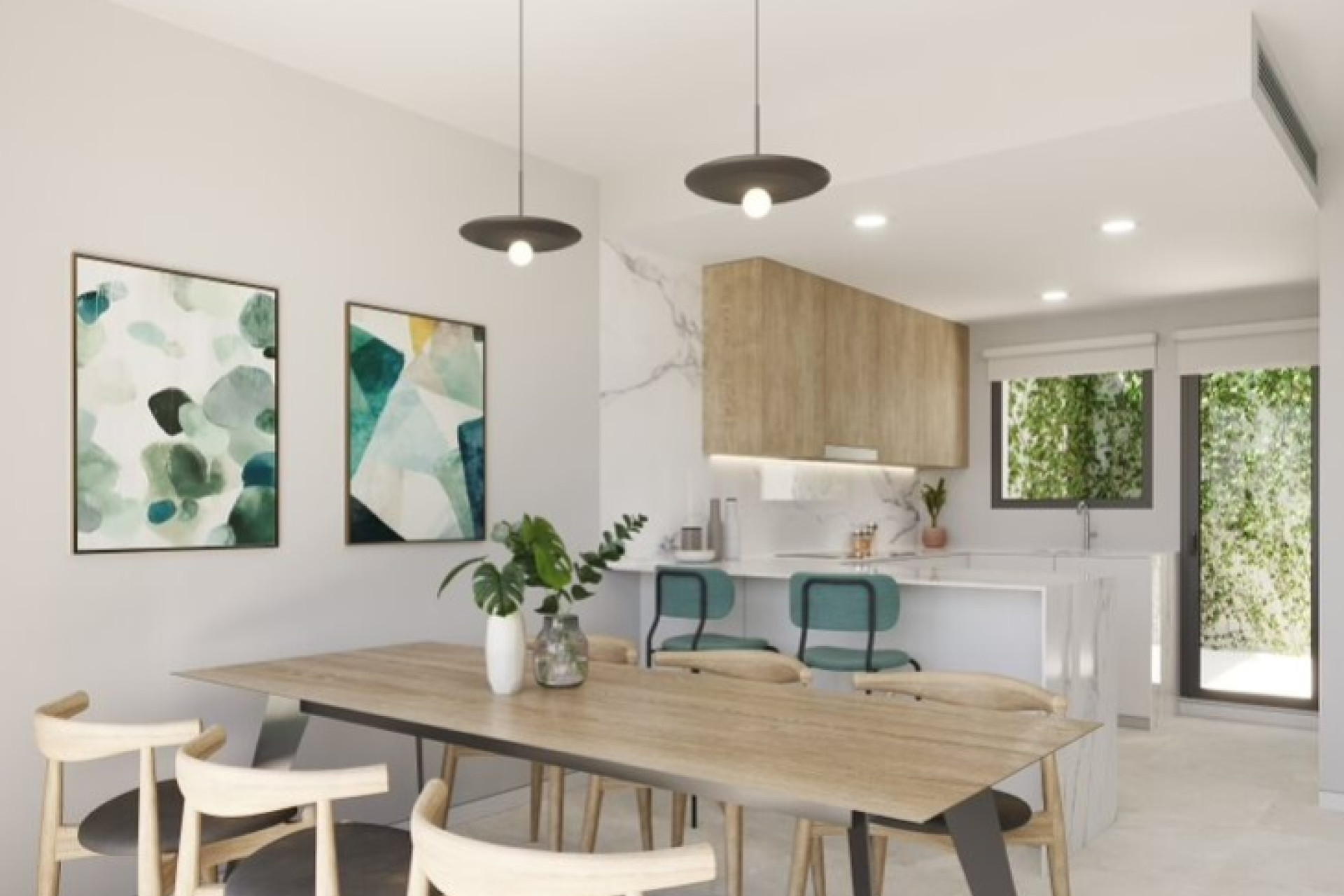 Obra nueva - 3. Casa pareada - Alicante - Costa Blanca Norte 