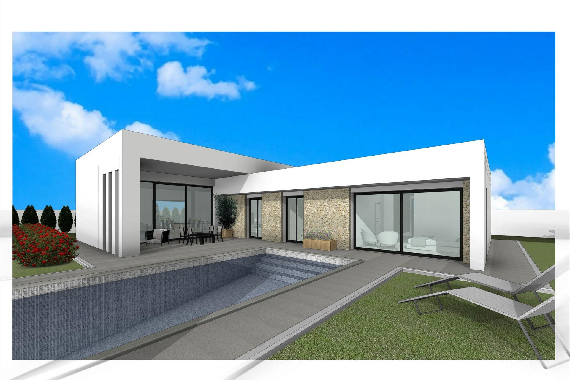 Obra nueva - 3. Casa pareada - Aspe - Costa Blanca Norte 