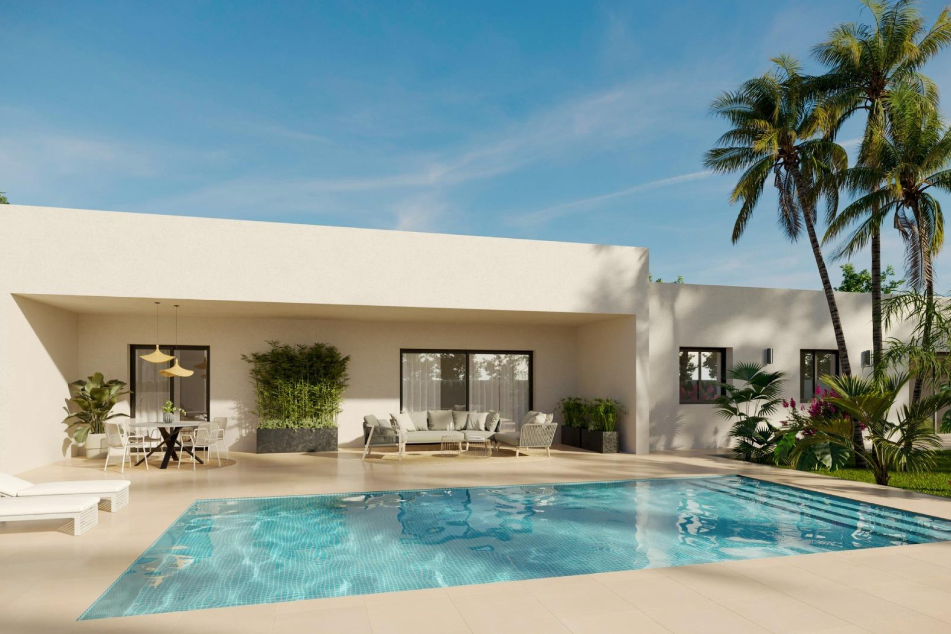 Obra nueva - 3. Casa pareada - Aspe - Costa Blanca Norte 