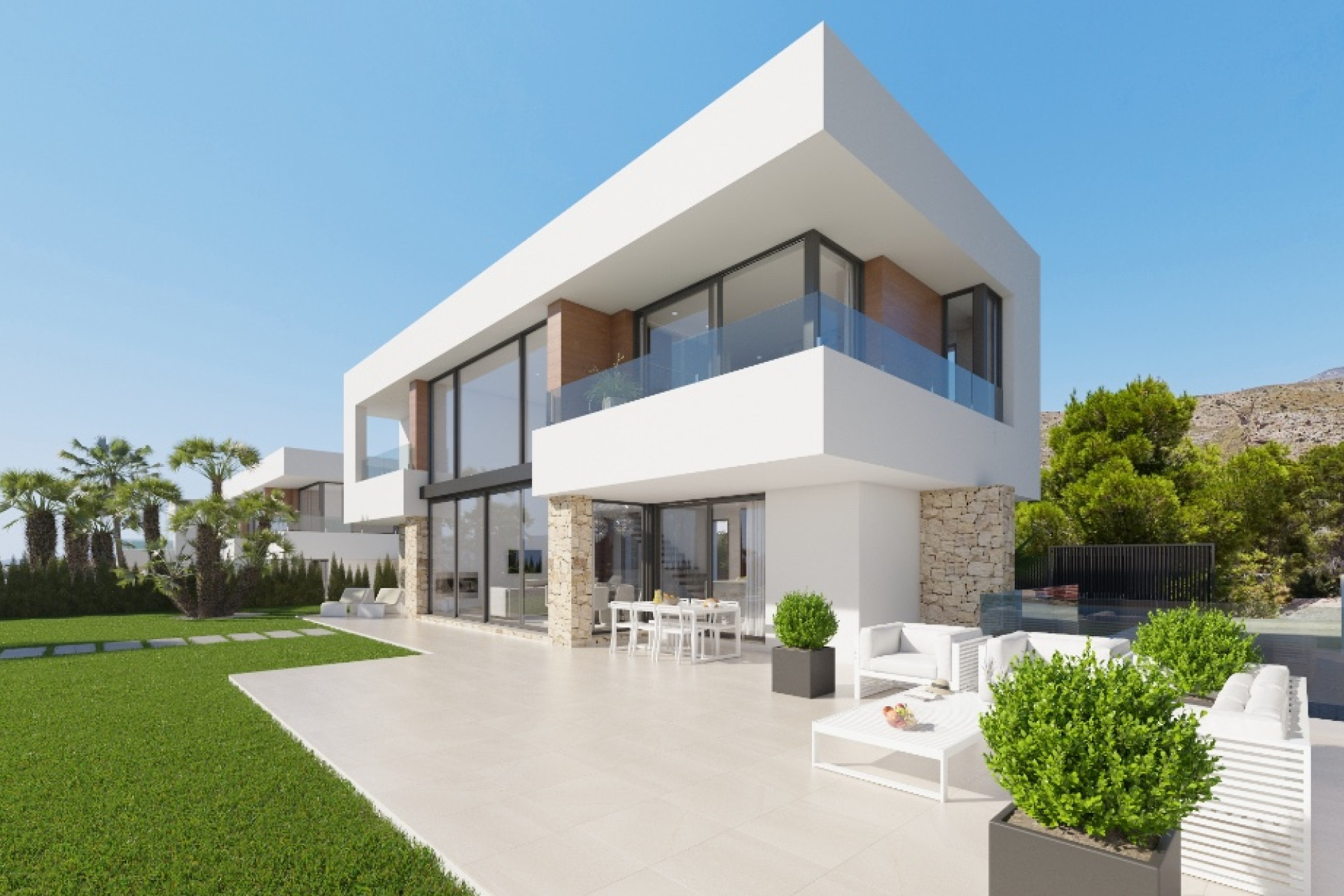 Obra nueva - 3. Casa pareada - Benidorm - Costa Blanca Norte 