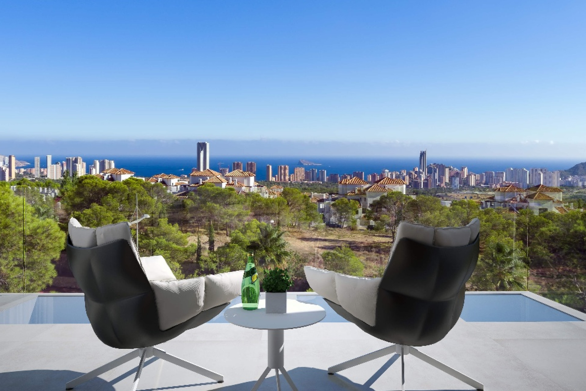 Obra nueva - 3. Casa pareada - Benidorm - Costa Blanca Norte 