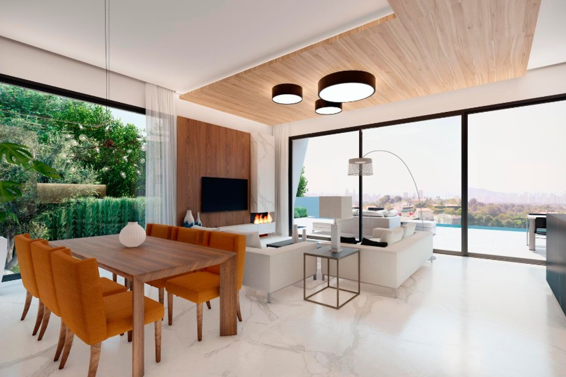 Obra nueva - 3. Casa pareada - Benidorm - Costa Blanca Norte 