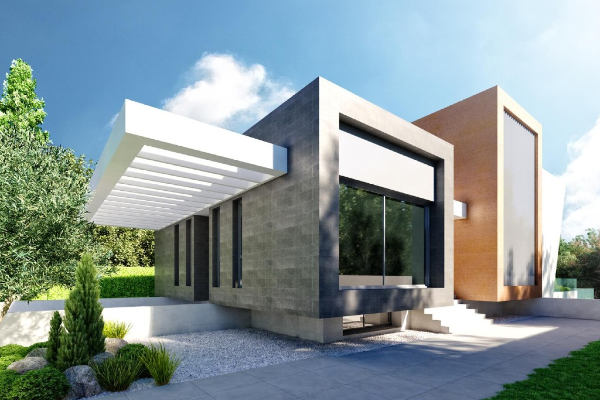 Obra nueva - 3. Casa pareada - Benidorm - Costa Blanca Norte 