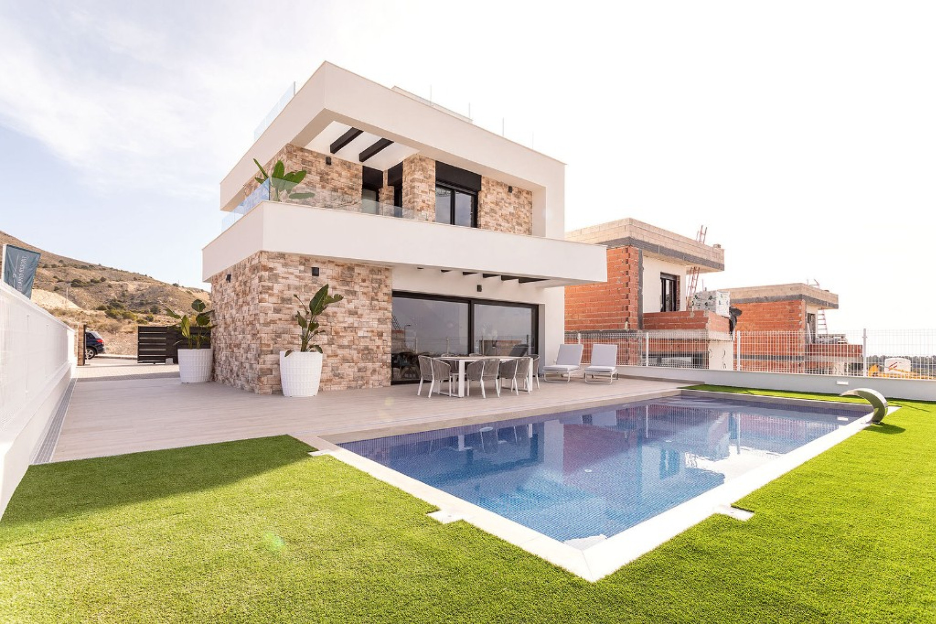 Obra nueva - 3. Casa pareada - Benidorm - Costa Blanca Norte 