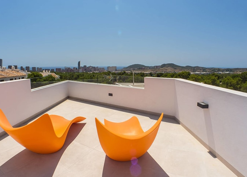 Obra nueva - 3. Casa pareada - Benidorm - Costa Blanca Norte 