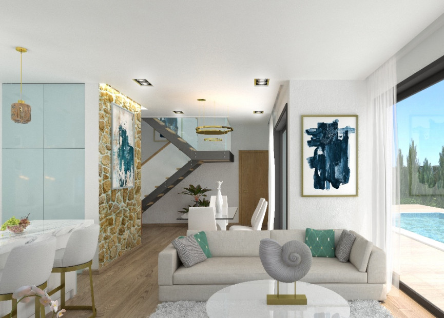 Obra nueva - 3. Casa pareada - Benidorm - Costa Blanca Norte 