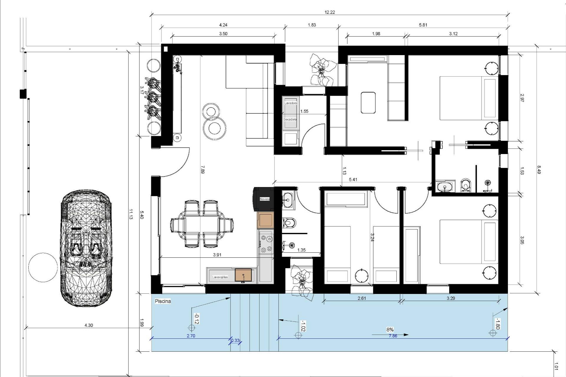 Obra nueva - 3. Casa pareada - Benijofar - Costa Blanca Sur