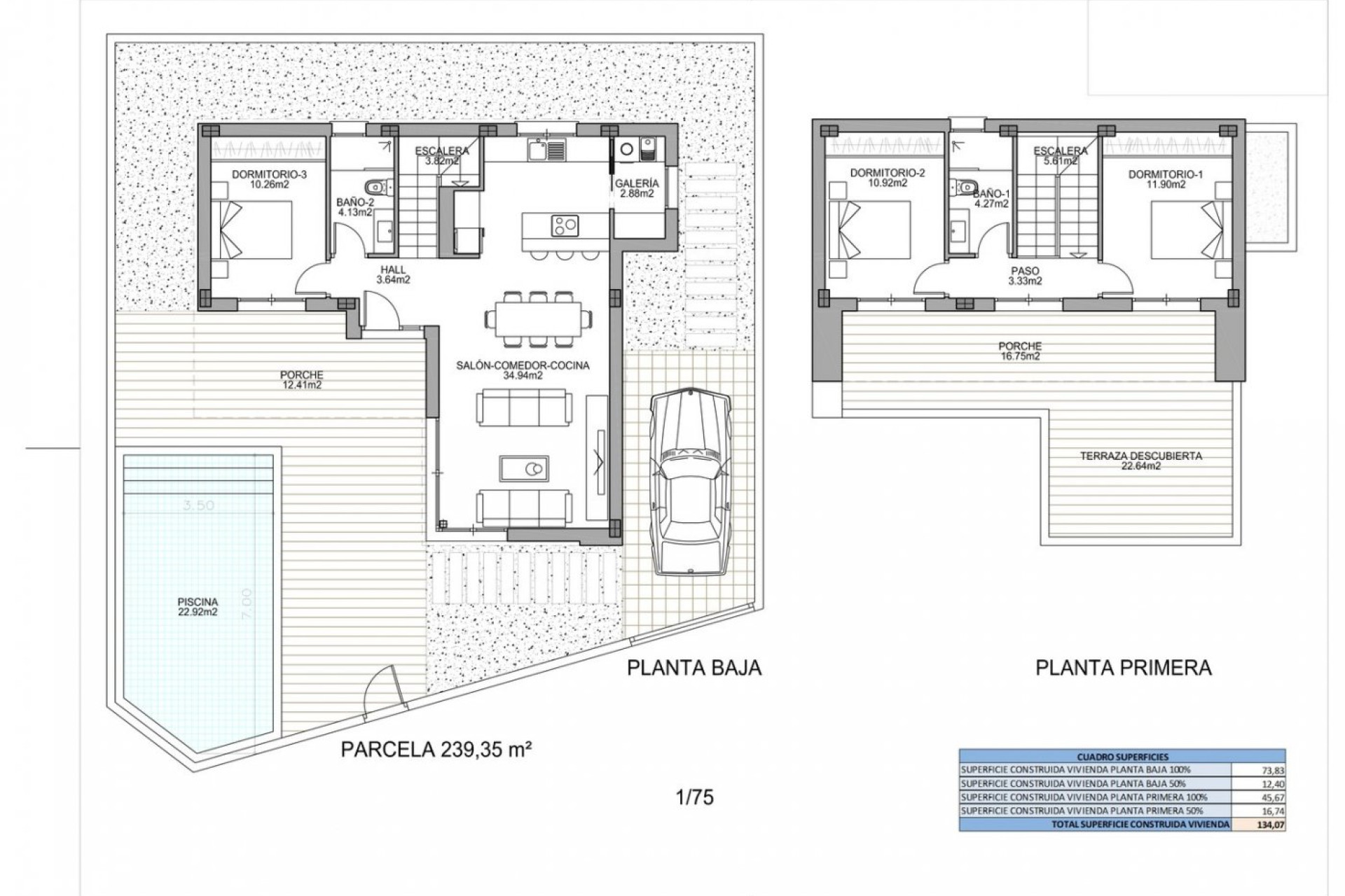 Obra nueva - 3. Casa pareada - Benijofar - Costa Blanca Sur