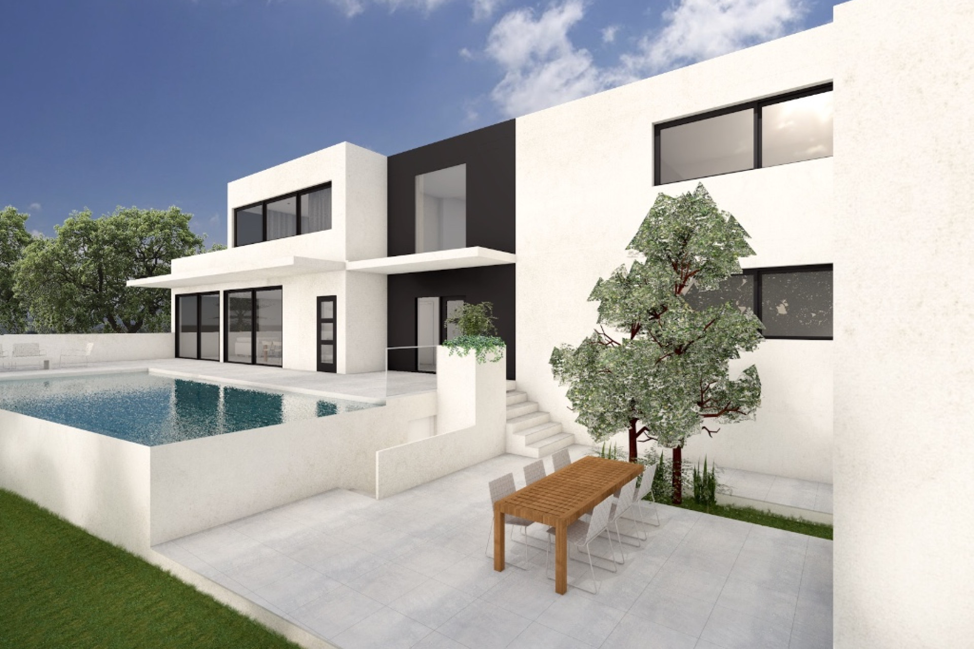 Obra nueva - 3. Casa pareada - Calpe - Costa Blanca Norte 