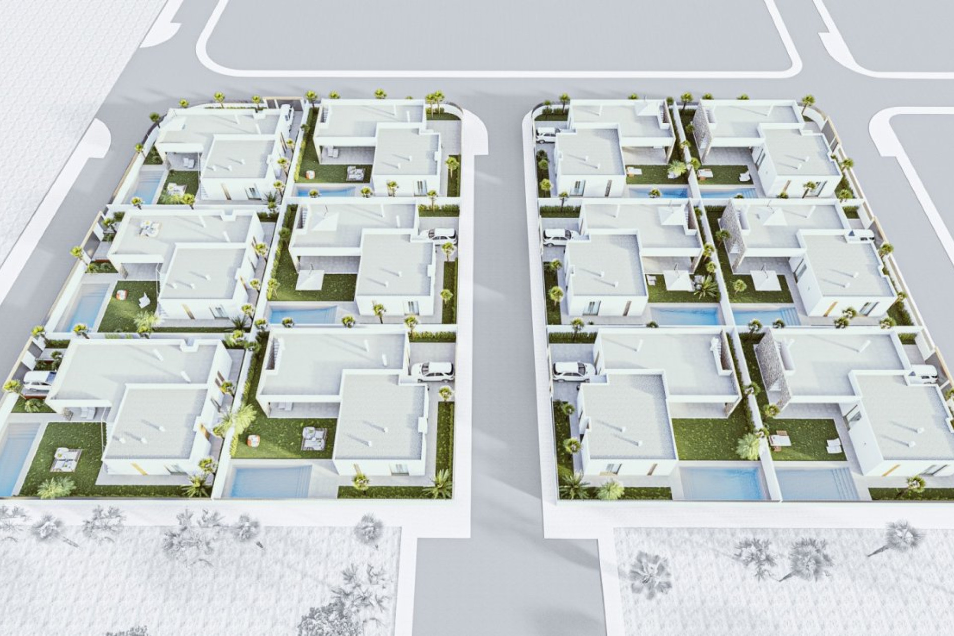 Obra nueva - 3. Casa pareada - Cartagena - Costa Calida