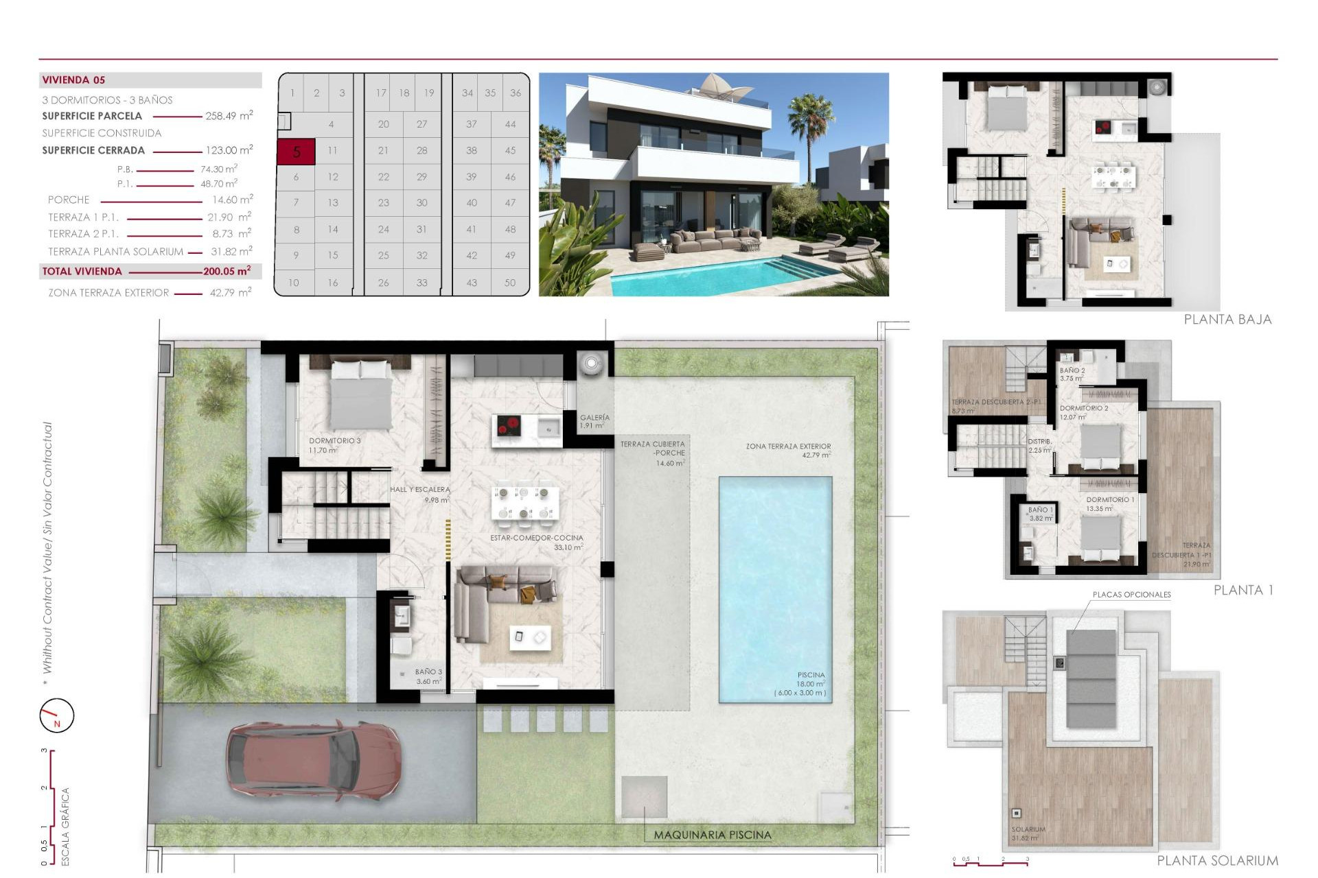 Obra nueva - 3. Casa pareada - Ciudad Quesada - Costa Blanca Sur
