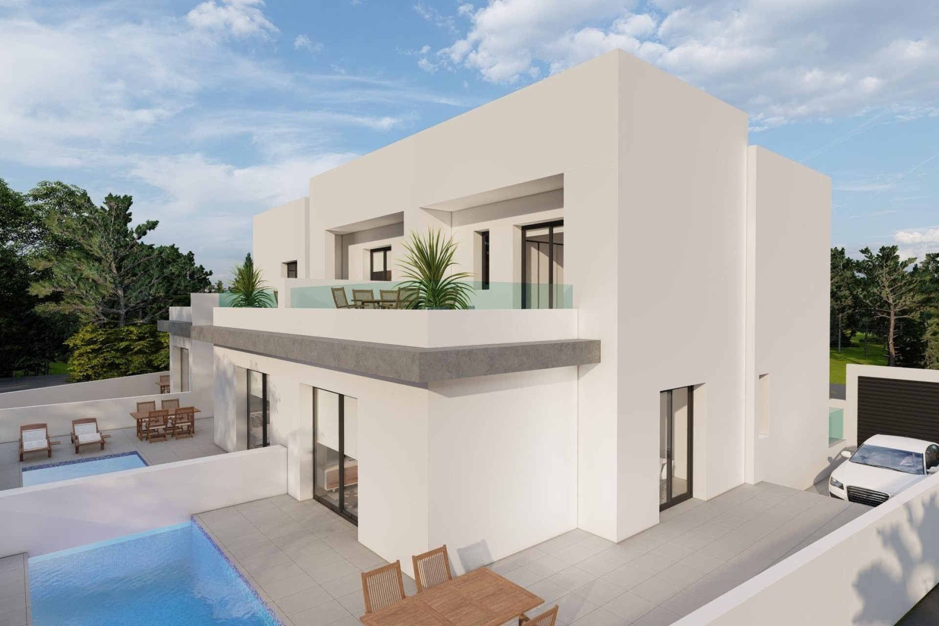 Obra nueva - 3. Casa pareada - Daya Nueva - Costa Blanca Sur
