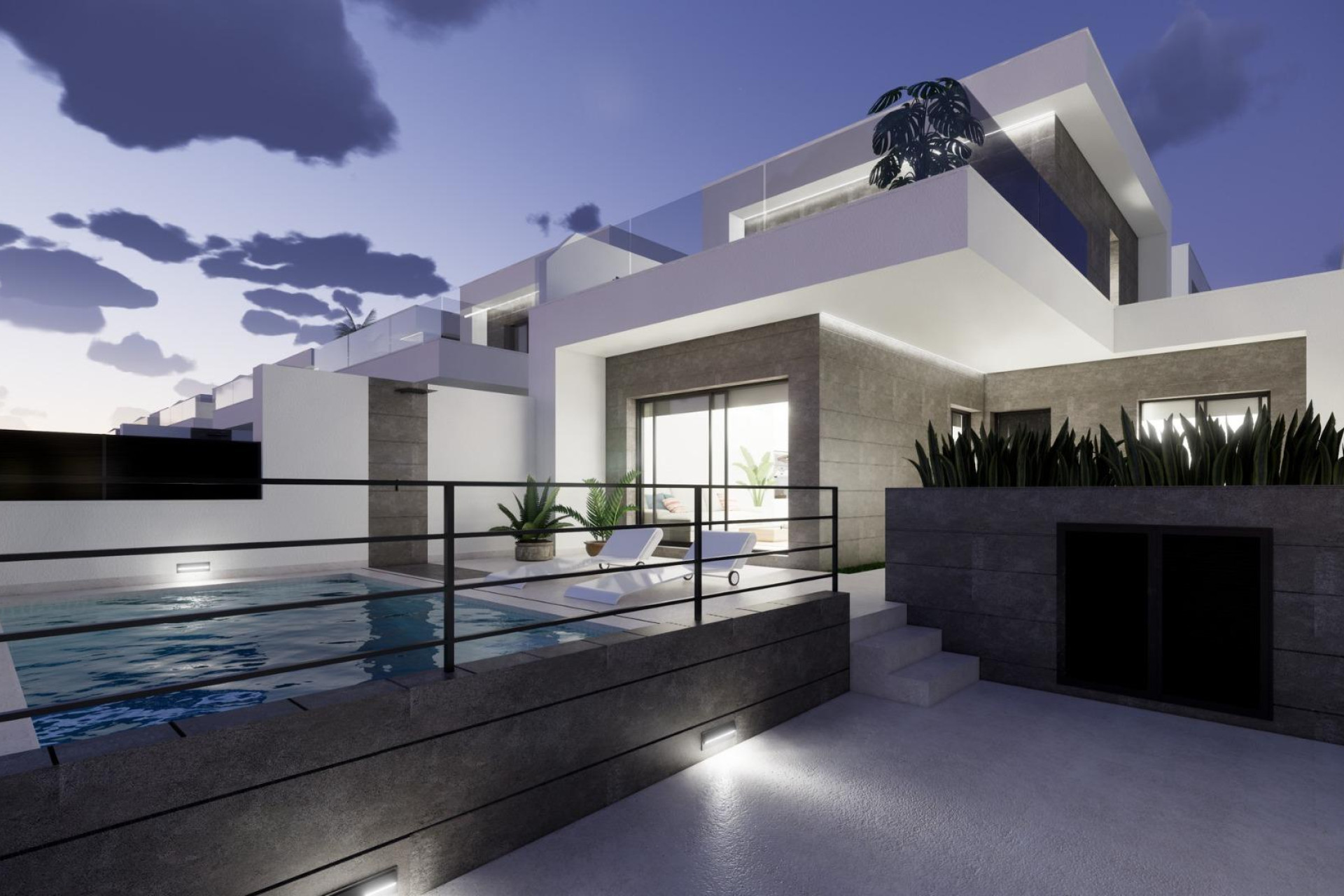 Obra nueva - 3. Casa pareada - Dolores - Costa Blanca Sur