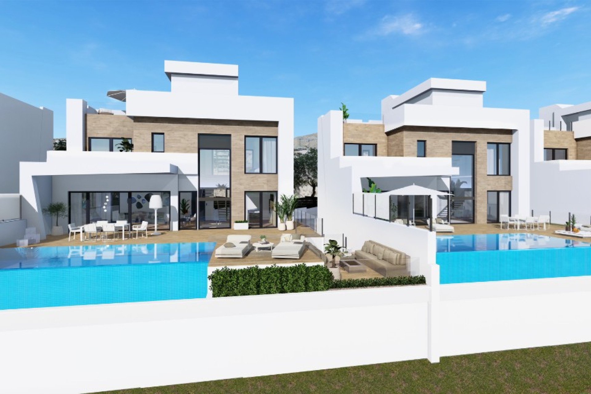 Obra nueva - 3. Casa pareada - Finestrat - Costa Blanca Norte 