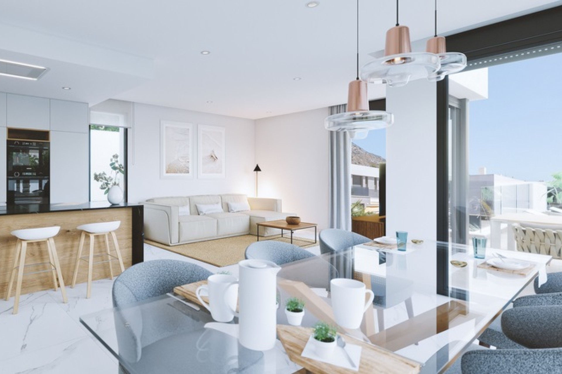 Obra nueva - 3. Casa pareada - Finestrat - Costa Blanca Norte 