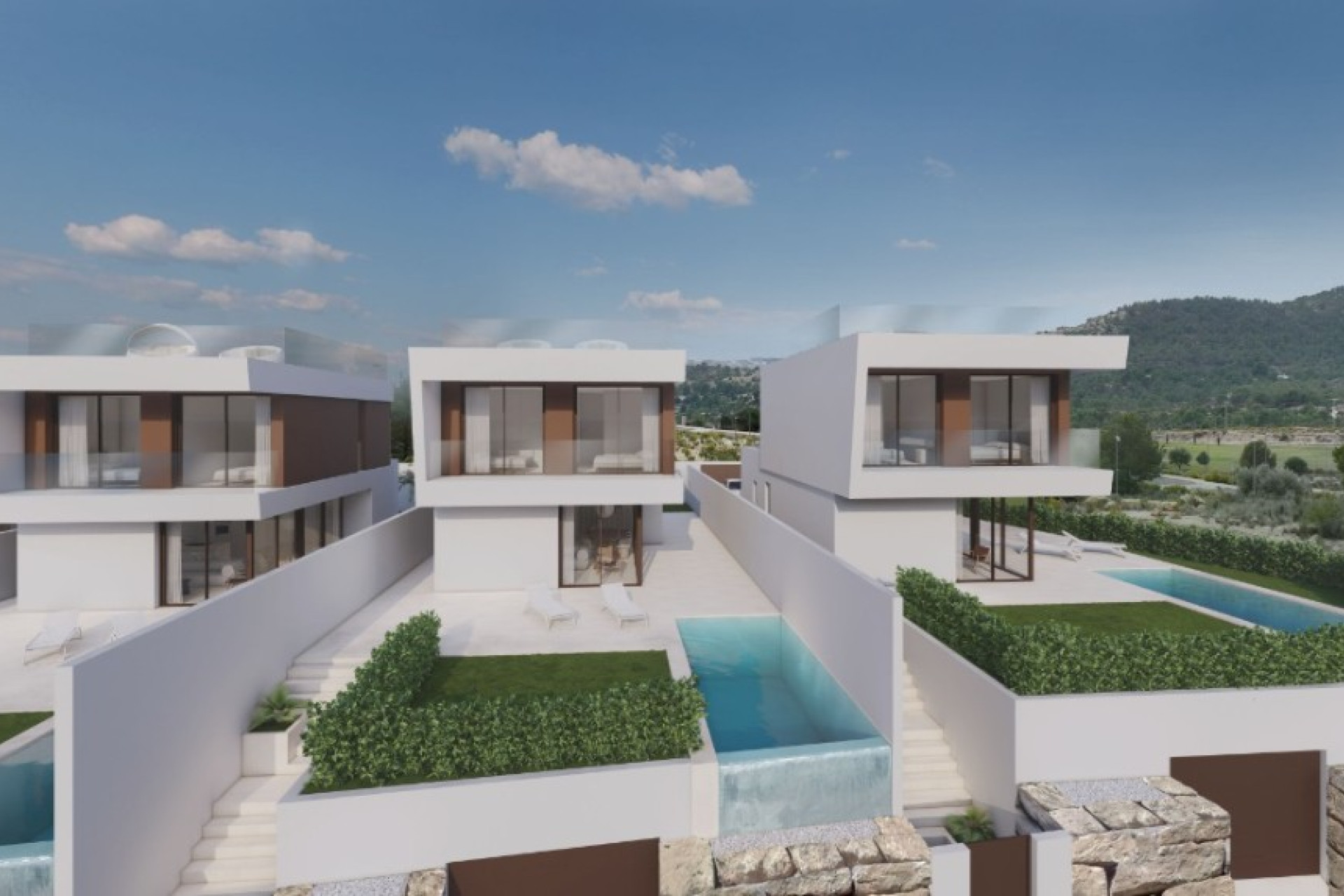 Obra nueva - 3. Casa pareada - Finestrat - Costa Blanca Norte 