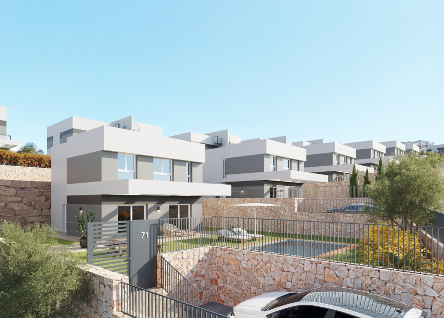 Obra nueva - 3. Casa pareada - Finestrat - Costa Blanca Norte 