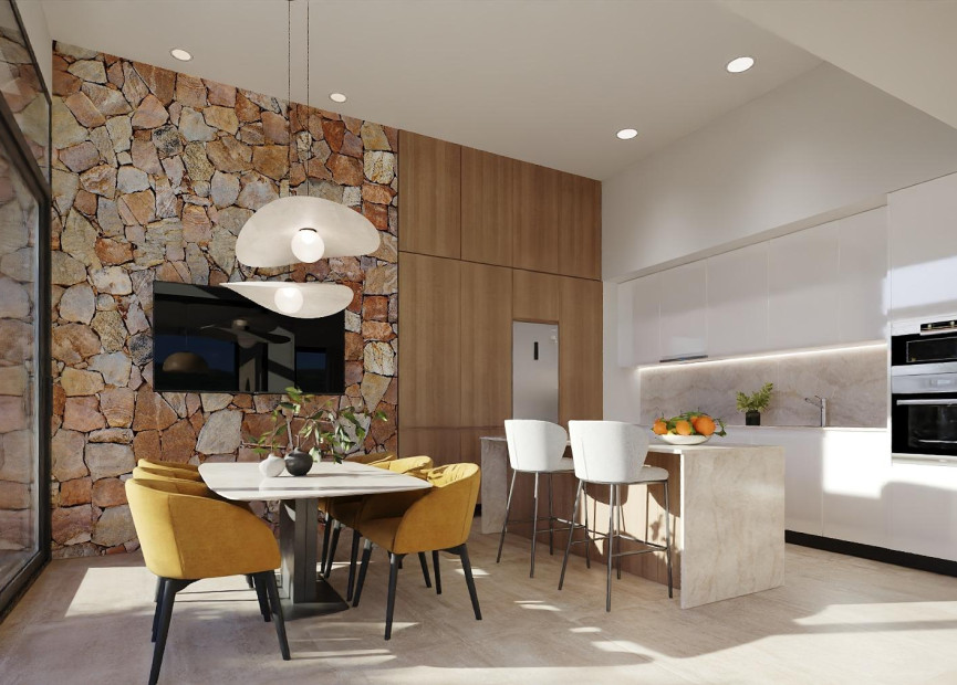 Obra nueva - 3. Casa pareada - Fuente Alamo de Murcia - Costa Calida