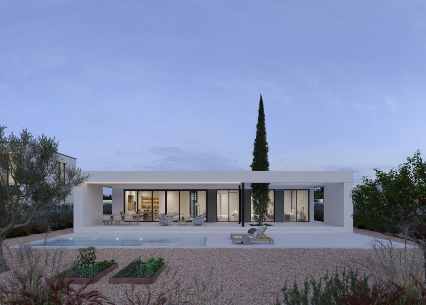 Obra nueva - 3. Casa pareada - Fuente Alamo de Murcia - Costa Calida