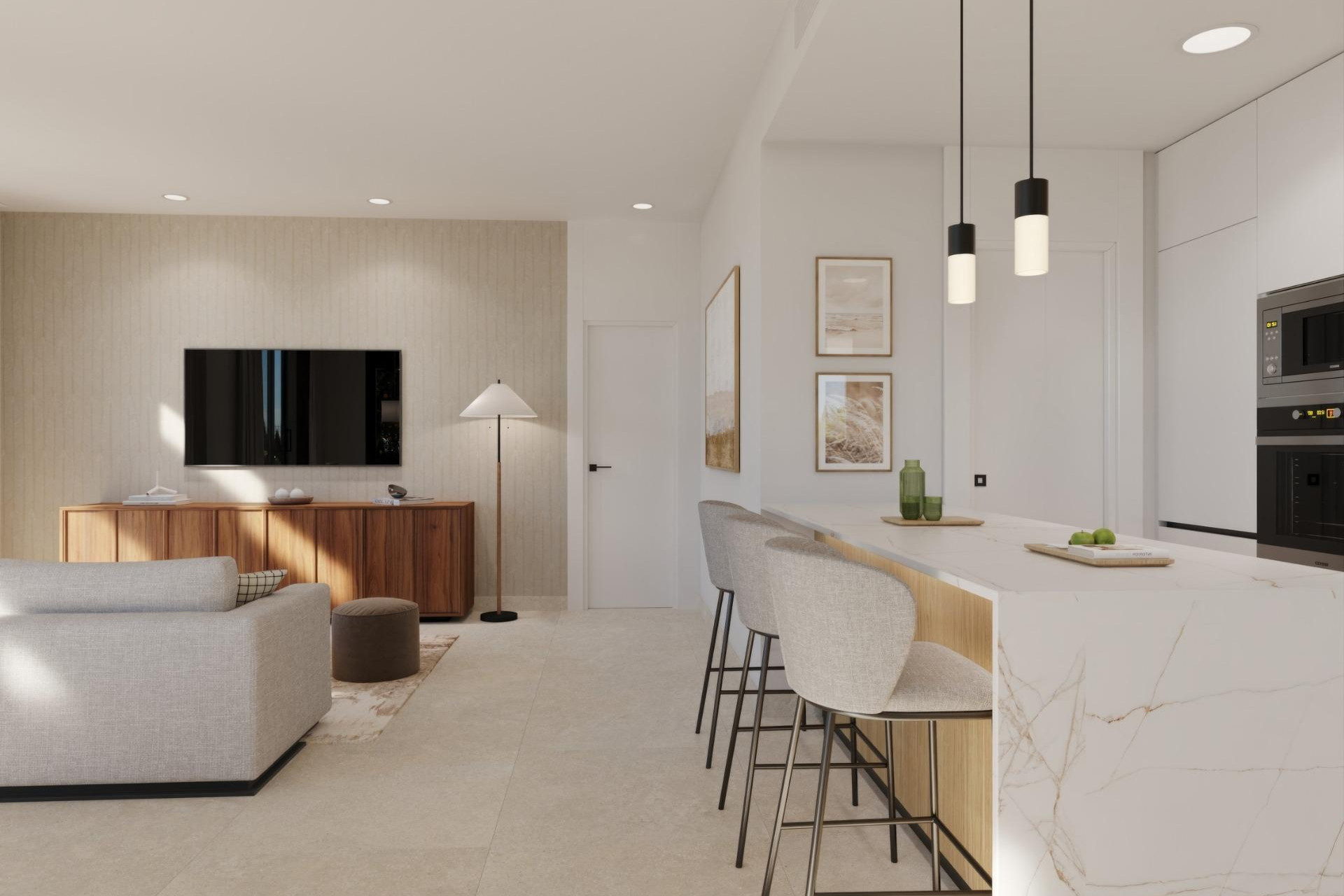 Obra nueva - 3. Casa pareada - Fuente Alamo de Murcia - Costa Calida