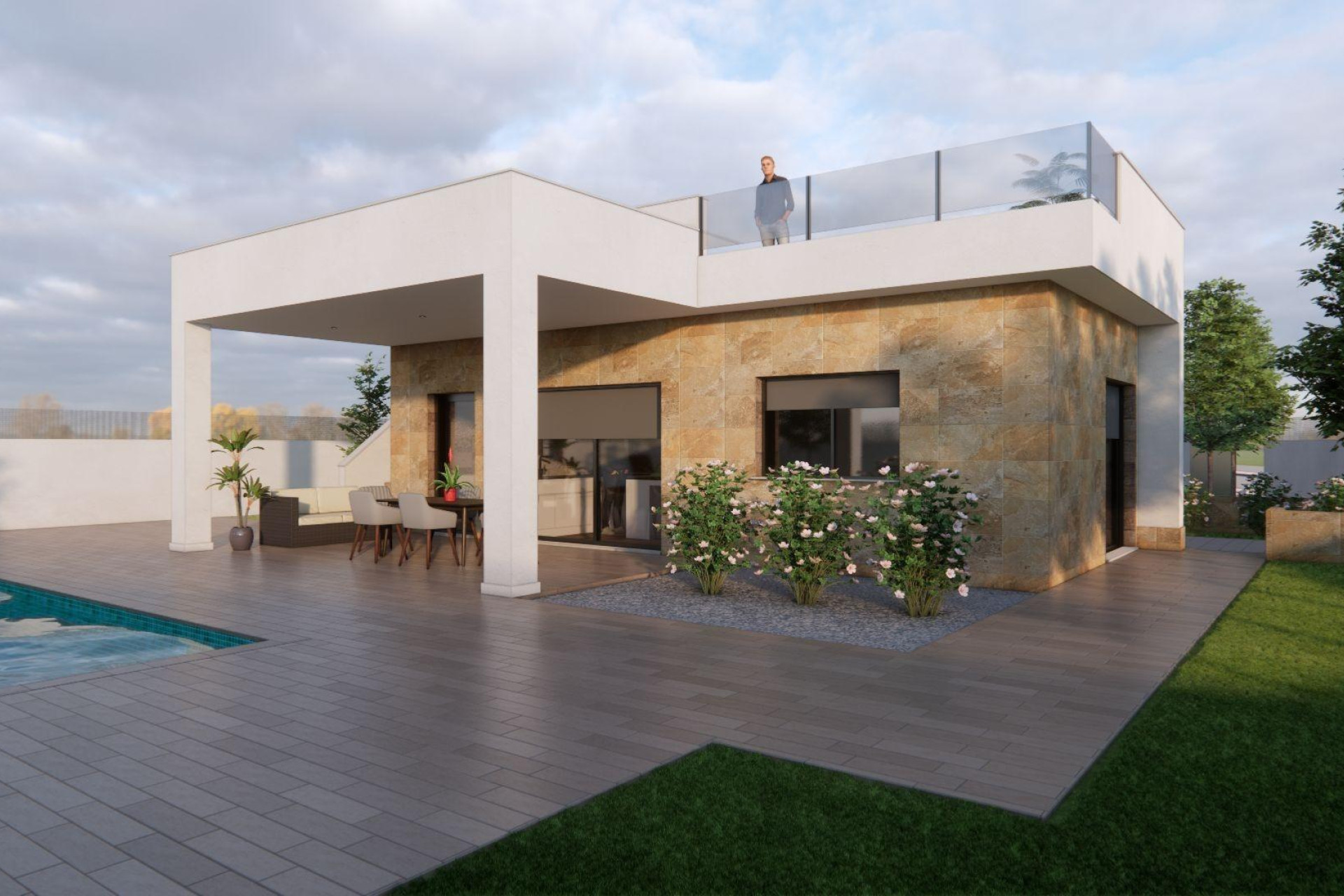 Obra nueva - 3. Casa pareada - Jacarilla - Costa Blanca Sur