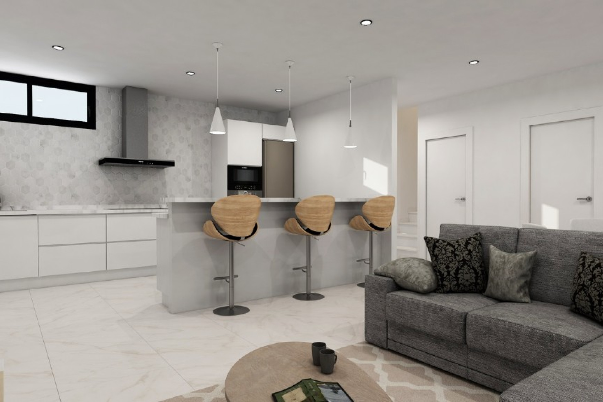 Obra nueva - 3. Casa pareada - La Nucía - Costa Blanca Norte 