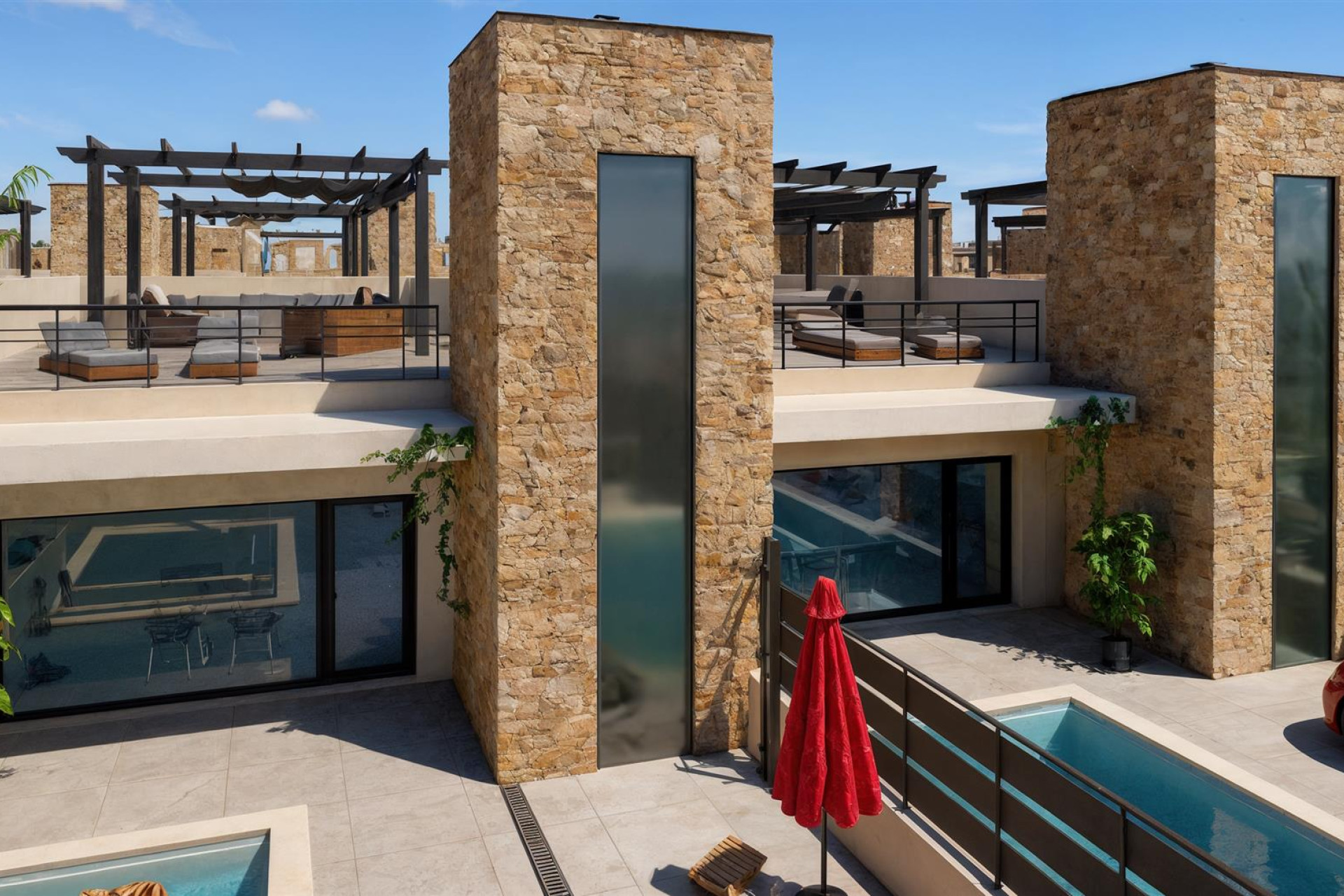 Obra nueva - 3. Casa pareada - La Pinilla/Fuenta Alamo - Costa Calida