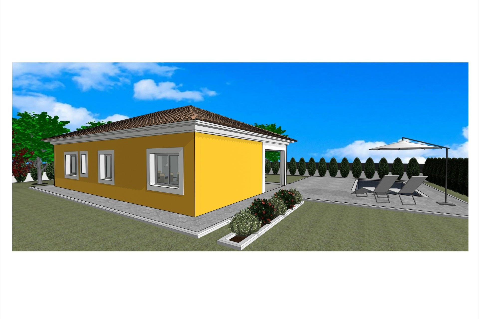 Obra nueva - 3. Casa pareada - La Romana - Costa Blanca Norte 