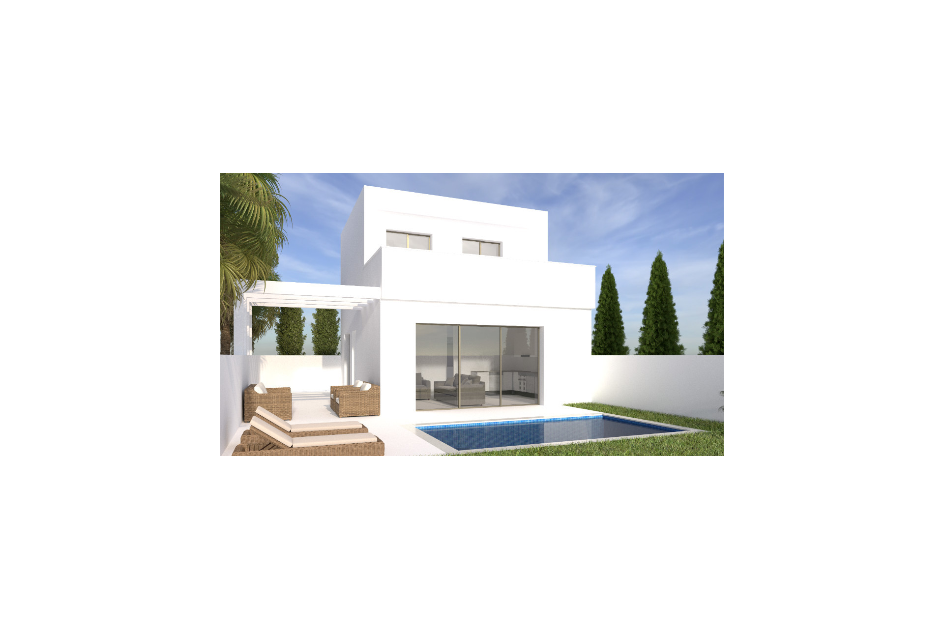 Obra nueva - 3. Casa pareada - La Zenia - Costa Blanca Sur