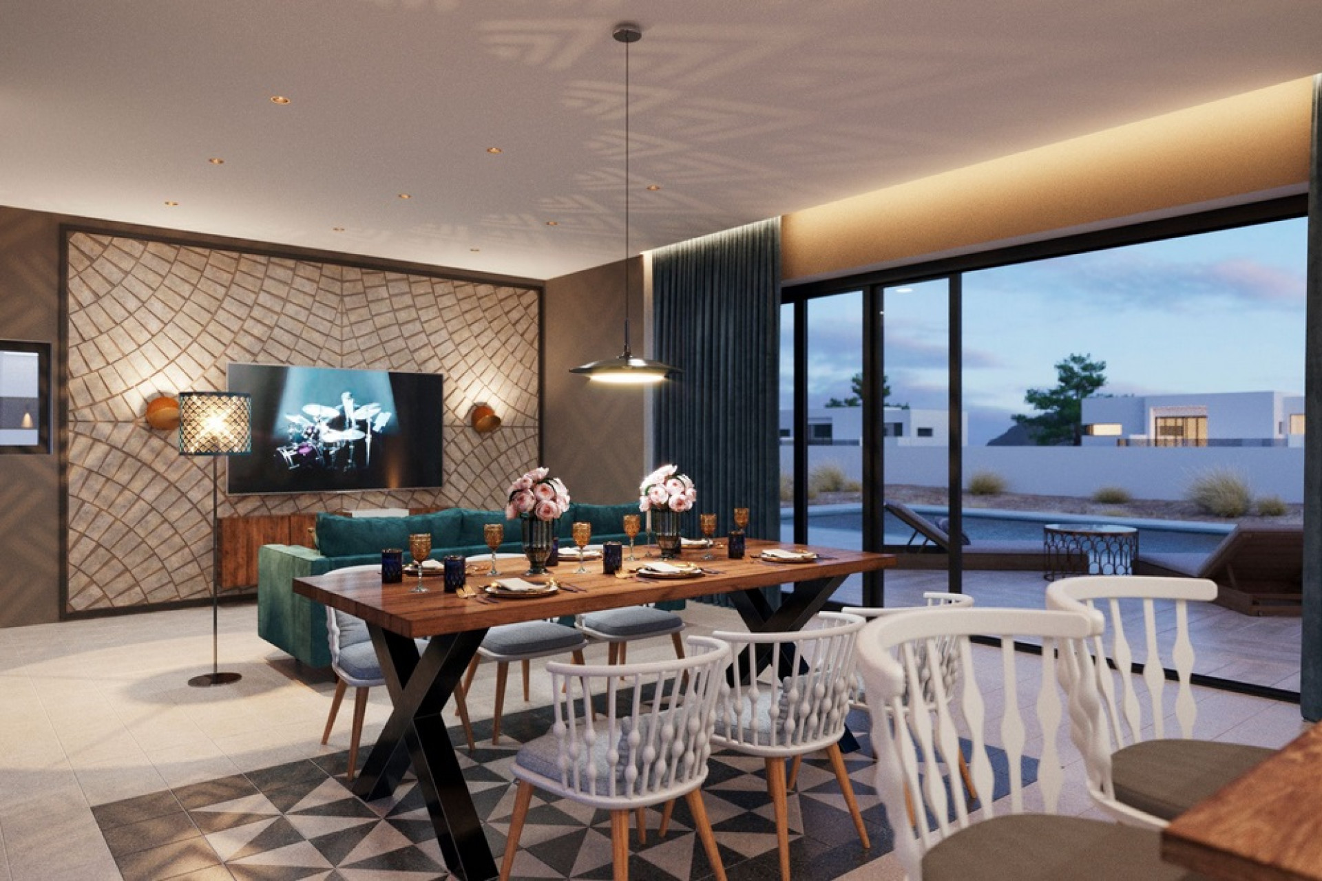 Obra nueva - 3. Casa pareada - Las Colinas Golf and Country Club - Costa Blanca Sur