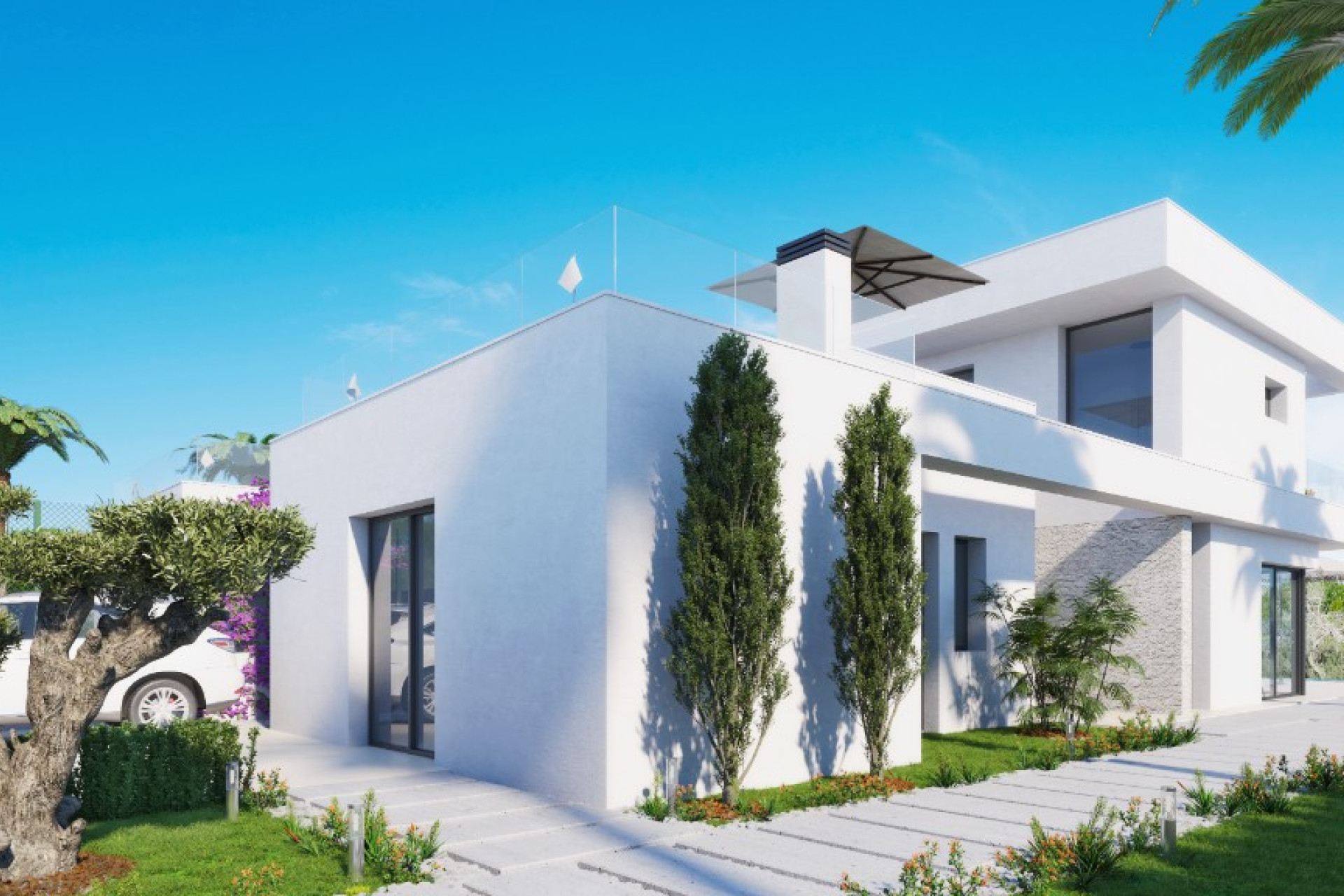 Obra nueva - 3. Casa pareada - Lomas de Don Juan - Costa Blanca Sur