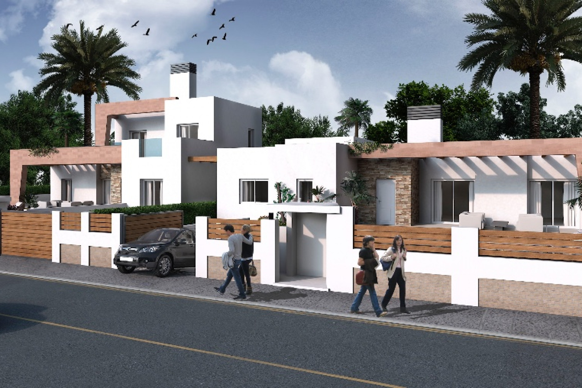 Obra nueva - 3. Casa pareada - Los Altos - Costa Blanca Sur
