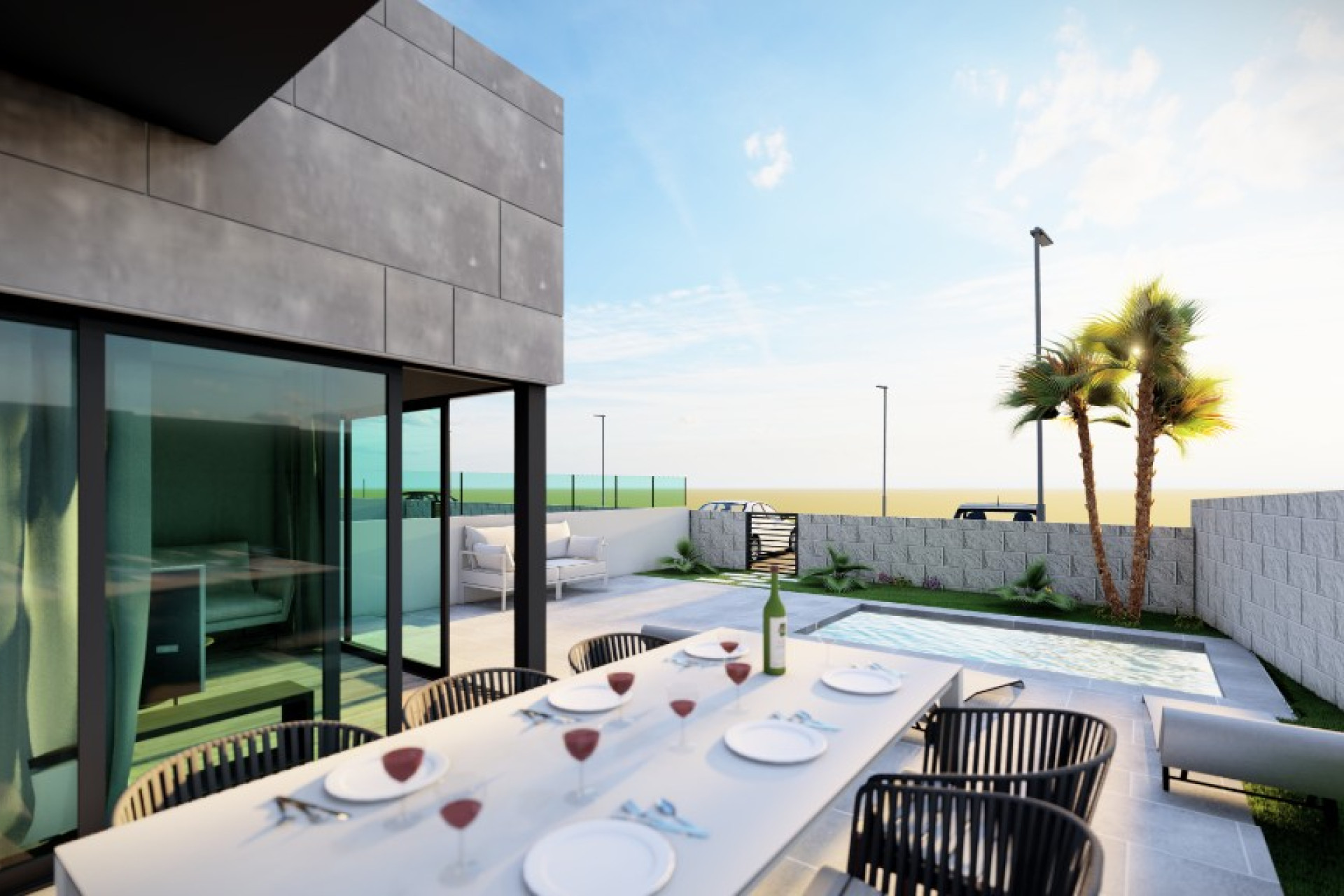 Obra nueva - 3. Casa pareada - Los Altos - Costa Blanca Sur