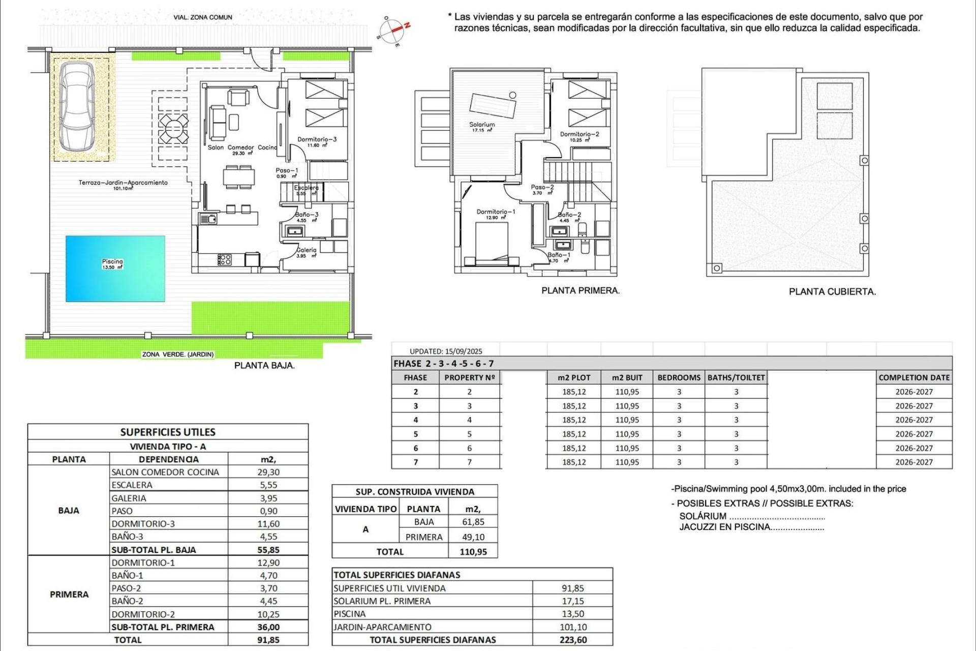 Obra nueva - 3. Casa pareada - Los Montesinos - Costa Blanca Sur