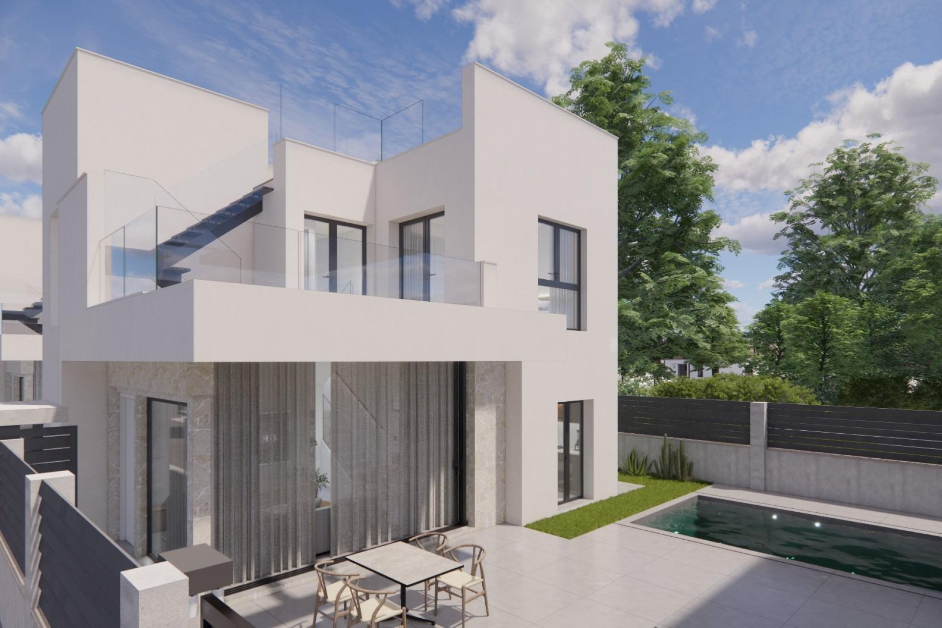 Obra nueva - 3. Casa pareada - Los Montesinos - Costa Blanca Sur