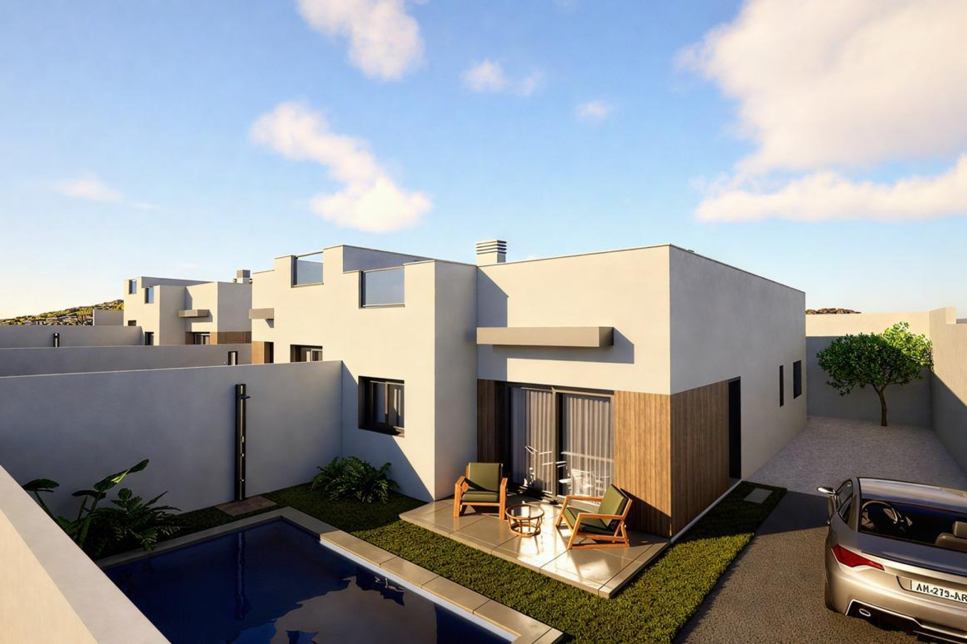 Obra nueva - 3. Casa pareada - mazarrón - Costa Calida