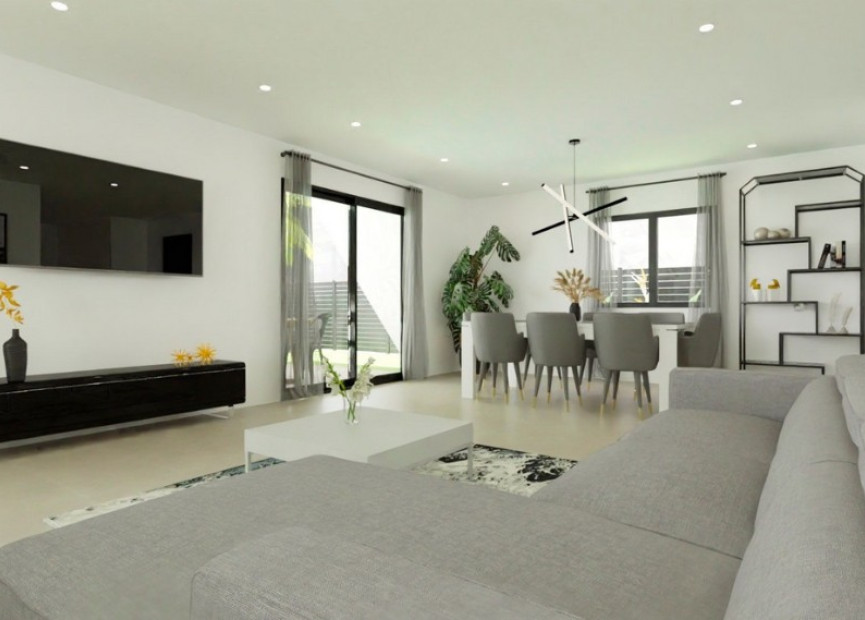 Obra nueva - 3. Casa pareada - Monforte del Cid - Costa Blanca Norte 