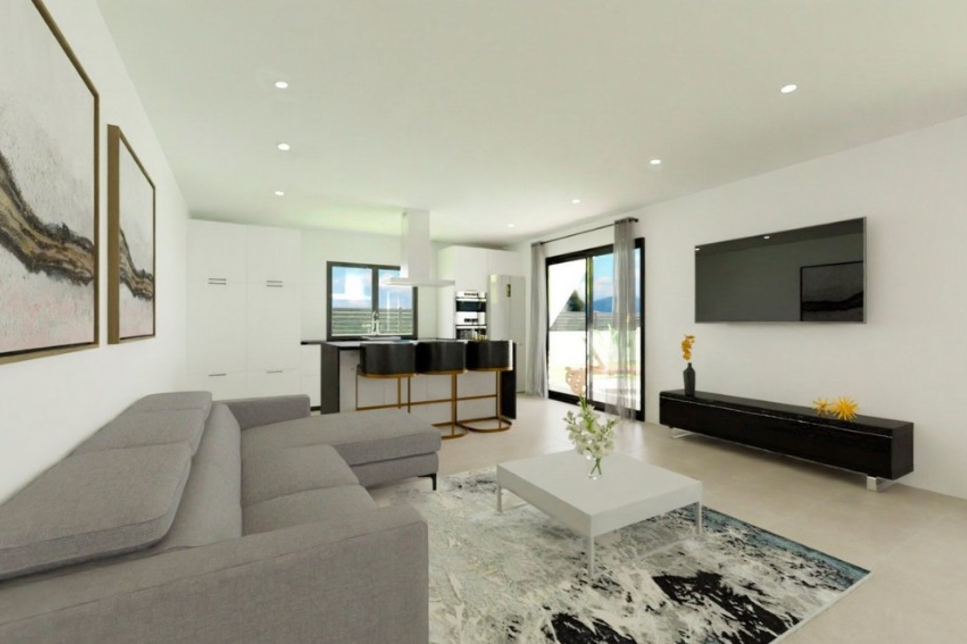 Obra nueva - 3. Casa pareada - Monforte del Cid - Costa Blanca Norte 